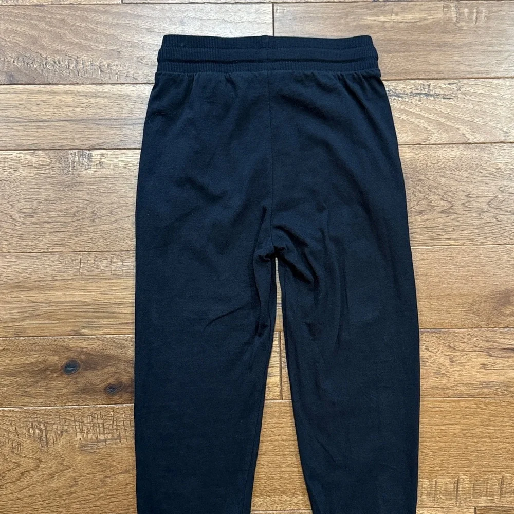 H&M Girls Cotton Black Jogger Pants - Size US 7